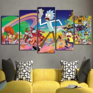 tableau Rick and Morty لوحة حائطية ريك و مورتي