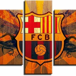 لوحة FC Barcelona خشبية بتصميم عصري Tableau FC Barcelona