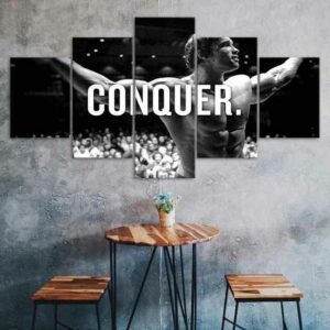 لوحة أرنولد شوارزنيجر Conquer Tableau Arnold Schwarzenegger