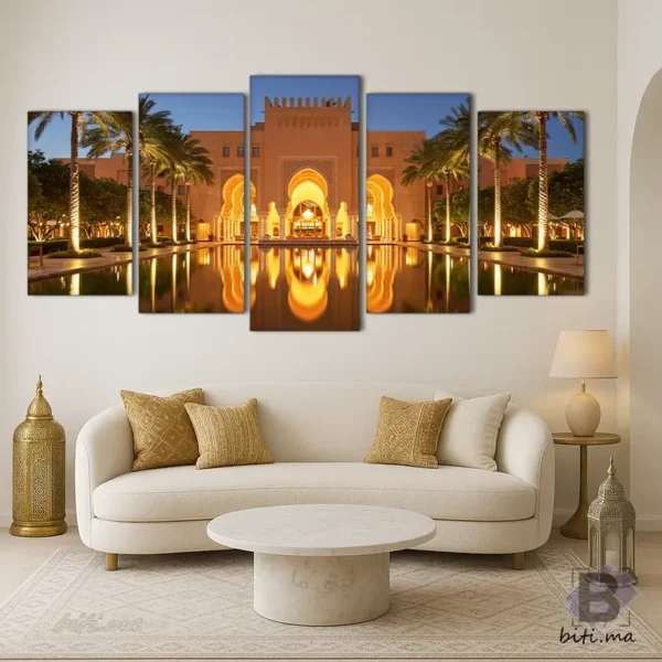 سحر الشرق في لوحة واحدة: مراكش تنير جدارك - Tableau Marrakech Éclat Oriental