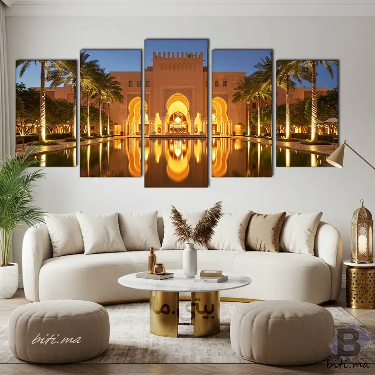 سحر الشرق في لوحة واحدة: مراكش تنير جدارك - Tableau Marrakech Éclat Oriental