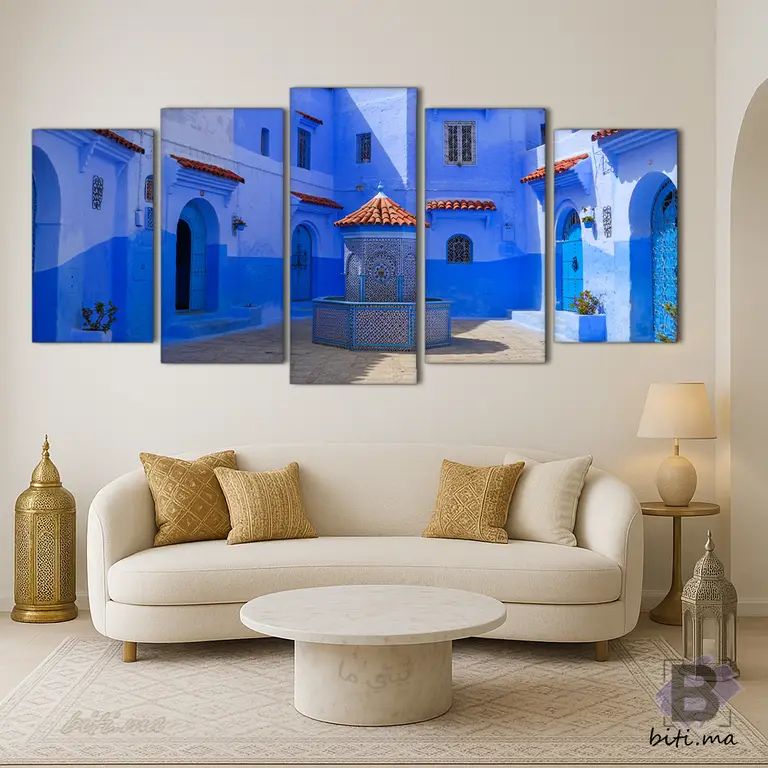 سحر شفشاون في منزلك - Tableau Chefchaouen Maroc