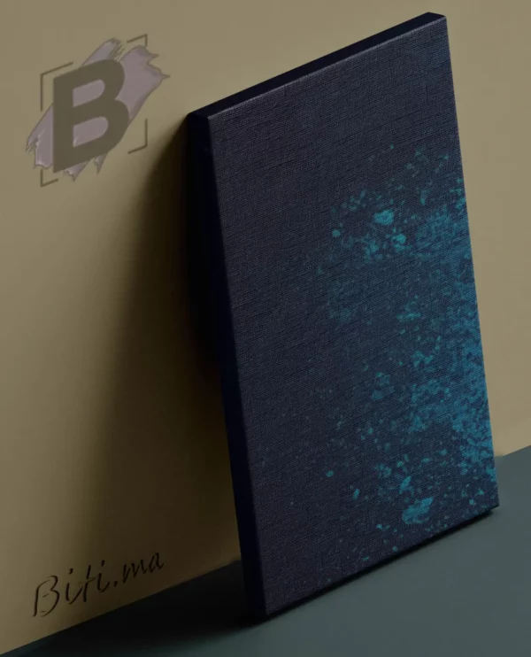 ⁦لوحة الخط العربي الأزرق والذهبي - Tableau Calligraphie Arabe Bleu et Or⁩ - الصورة ⁦3⁩