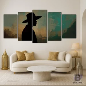 لوحة ظلّ الغموض: إبداع فني عصري - Tableau Ombre Mystère