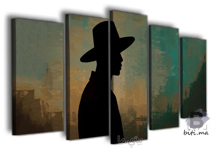 لوحة ظلّ الغموض: إبداع فني عصري - Tableau Ombre Mystère