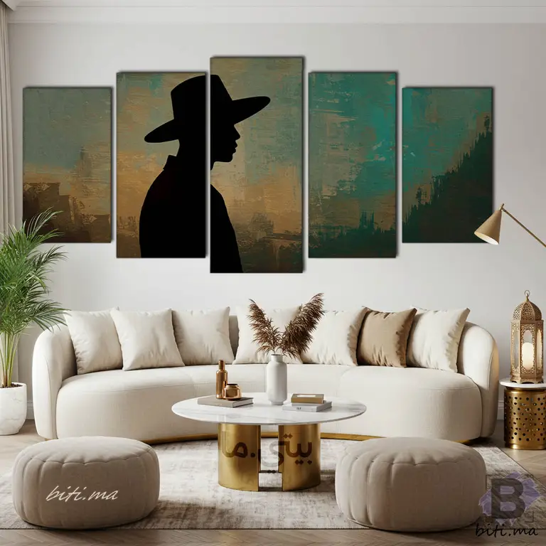لوحة ظلّ الغموض: إبداع فني عصري - Tableau Ombre Mystère