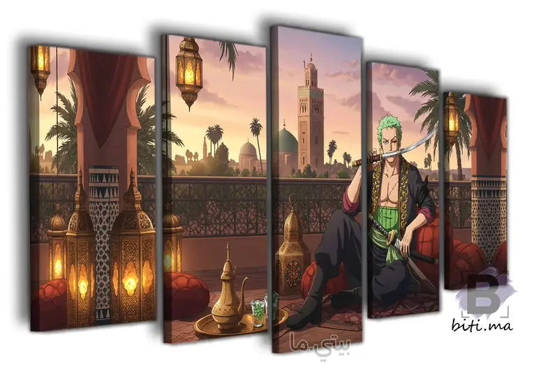 لوحة إدوارد إلريك في المغرب Tableau Edward Elric Maroc
