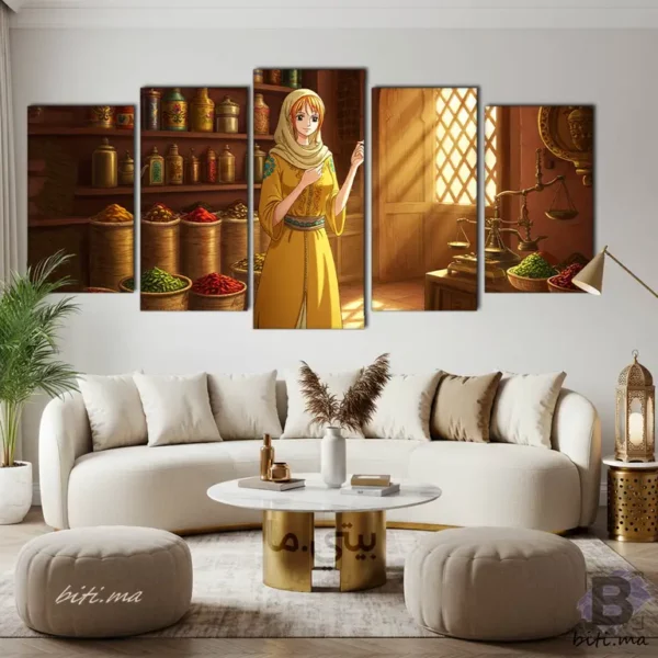 ⁦لوحة نامي في سوق التوابل - Tableau Nami Épices⁩ - الصورة ⁦4⁩