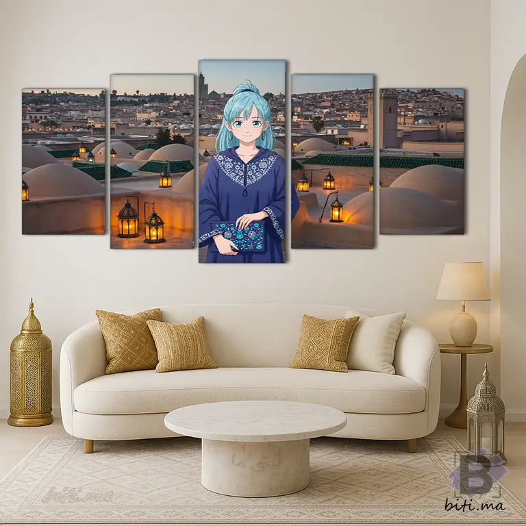 لوحة إدوارد إلريك في المغرب Tableau Edward Elric Maroc