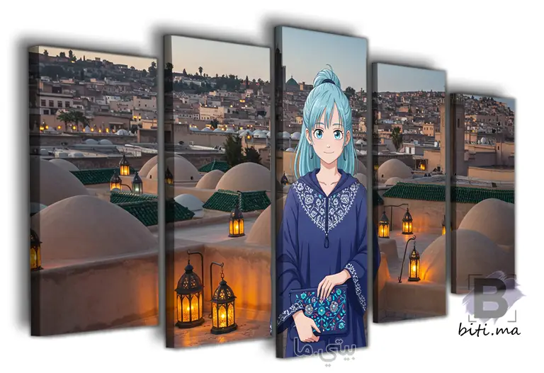 لوحة إدوارد إلريك في المغرب Tableau Edward Elric Maroc