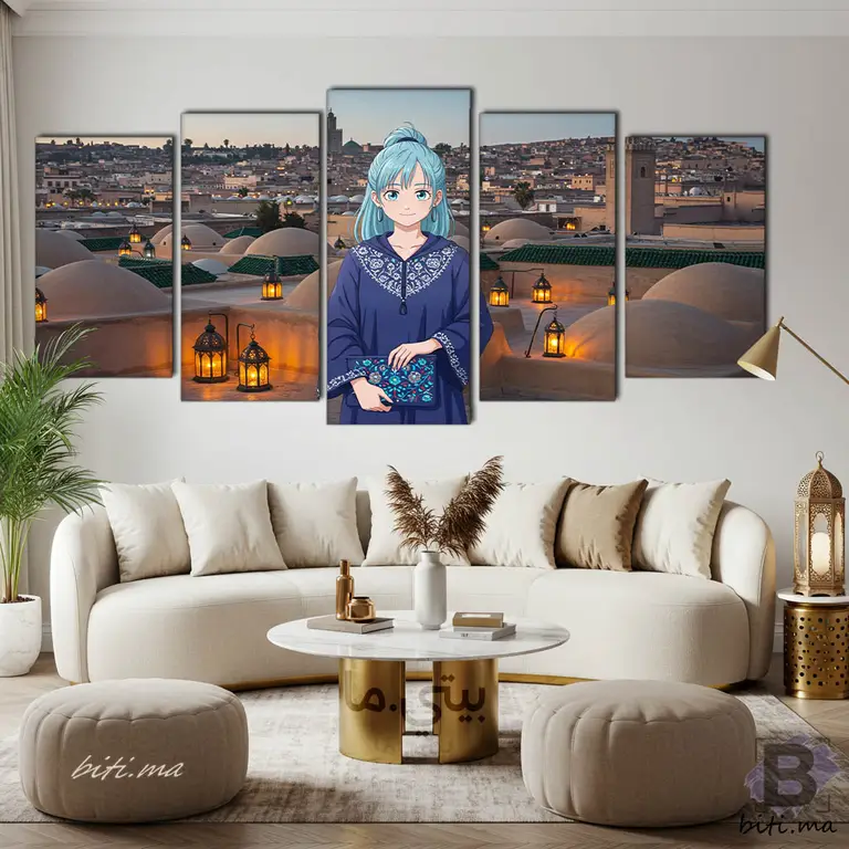 لوحة إدوارد إلريك في المغرب Tableau Edward Elric Maroc