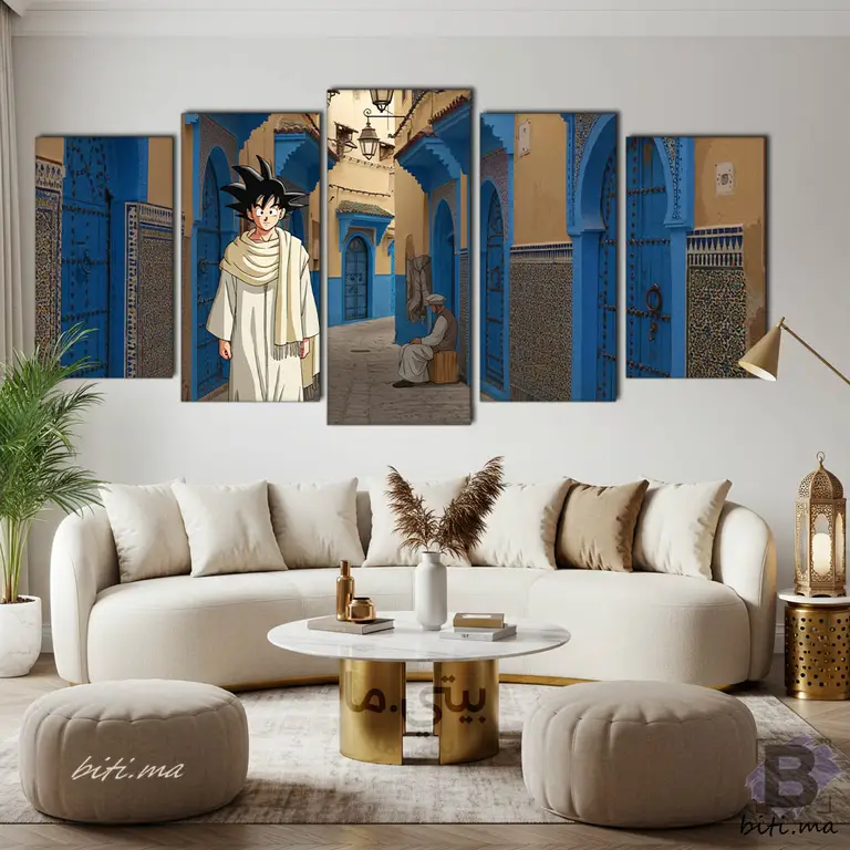 لوحة إدوارد إلريك في المغرب Tableau Edward Elric Maroc