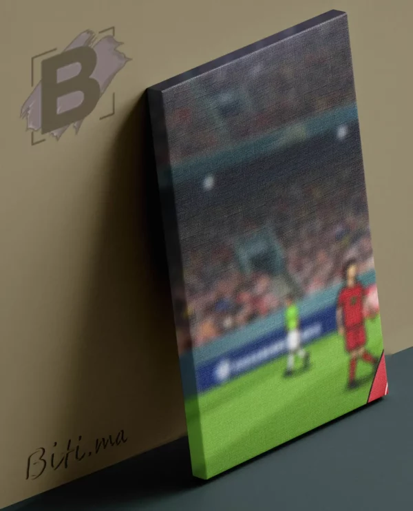 ⁦Tableau Luffy Footballeur - لوحة لوفي لاعب كرة قدم⁩ - الصورة ⁦3⁩