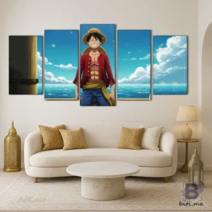 لوحة لوفي في عالم ون بيس Tableau Luffy One Piece