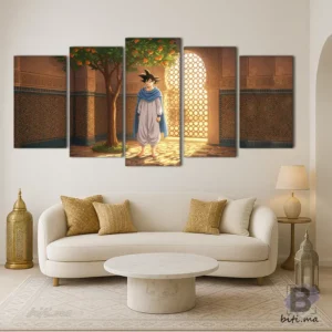 لوحة غوكو المغربي - Tableau Goku Marocain