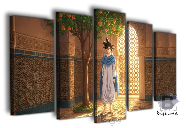 لوحة غوكو المغربي - Tableau Goku Marocain