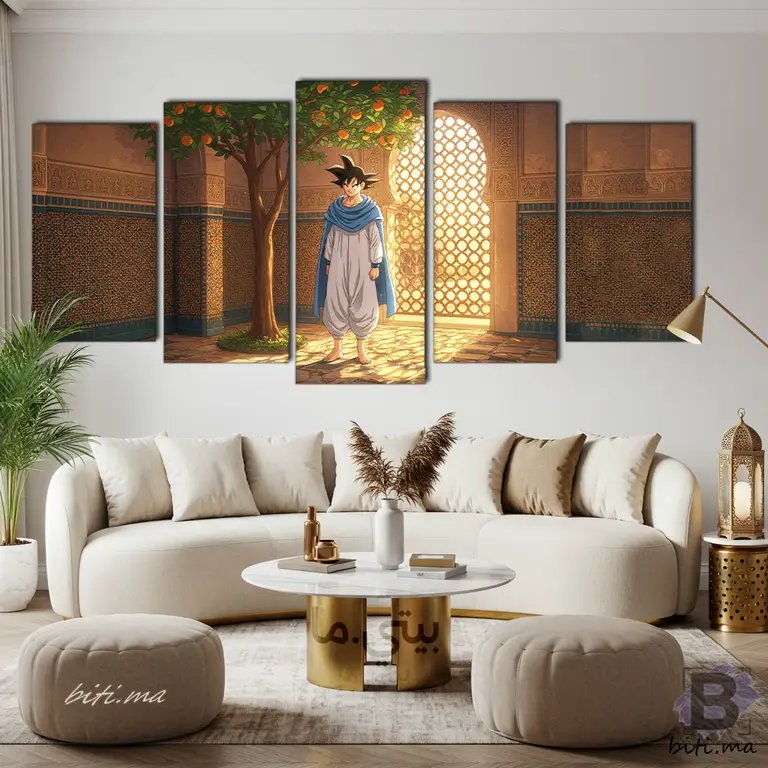 لوحة غوكو المغربي - Tableau Goku Marocain
